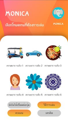 Monica - concentration trainer - Screenshot 1