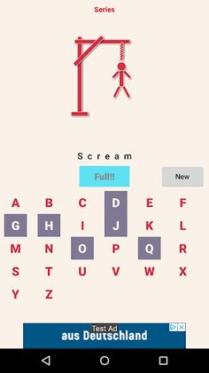 Hangman Quiz 2 - Screenshot 2