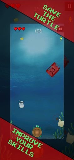 Save the Turtles Evade Garbage - Screenshot 1