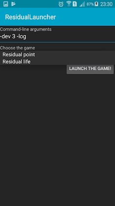 ResidualLauncher - Screenshot 1