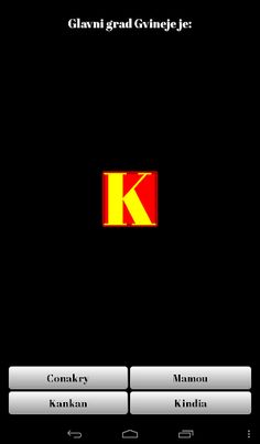 Kviz: Glavni Gradovi - Screenshot 3