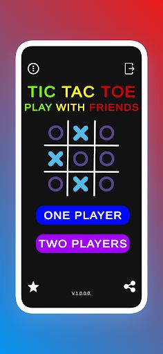 Tic Tac Toe - 2 Player Offline - Screenshot 1