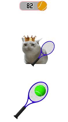 Cat Meow Tennis Sport Battle - Screenshot 3