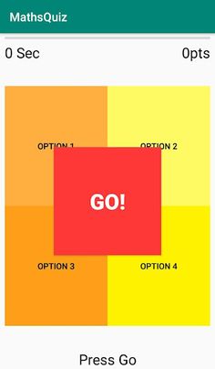 MathsQuiz - Screenshot 1