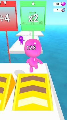 Man Runner 2048: Run and Merge - Screenshot 2