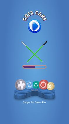 Swipe The Green Pin - Screenshot 1