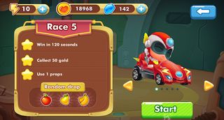Masks Heroes Power: Car Racing - Screenshot 3