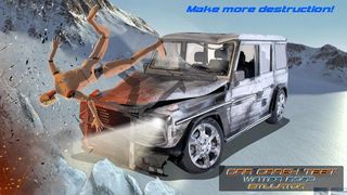 Car Crash Test Winter Road Sim - Screenshot 3