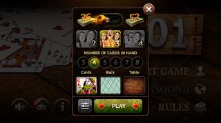101 HD Online Card Game - Screenshot 2