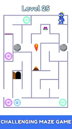 Maze Rescue: Save The Monster - Screenshot 2