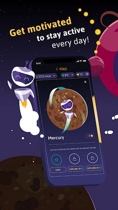 Fitale: fit game in space - Screenshot 1