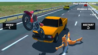 Motorcycle Ragdoll Fall - Screenshot 3