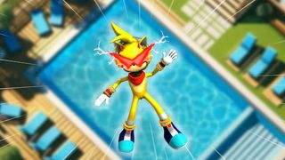 Super Hedgehog Blue Rope Hero - Screenshot 2