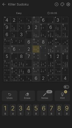 Killer Sudoku - Screenshot 4