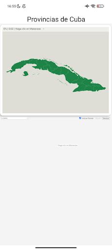 Provincias de Cuba Juego Mapa - Screenshot 1