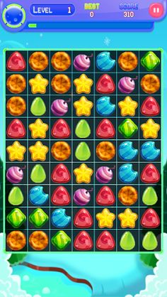 Fantasy Jelly Square - Match 3 - Screenshot 4