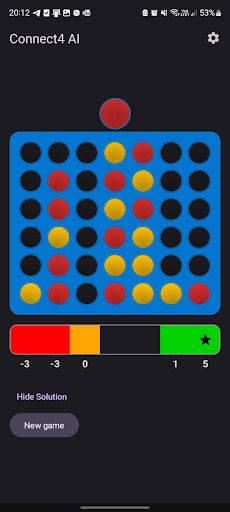 4 in a row - AI & Solver - Screenshot 1