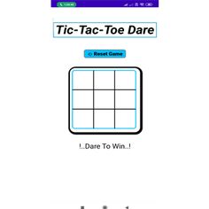 Tic Tac Toe Dare - Screenshot 1