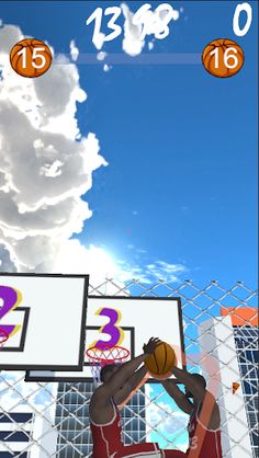 BasketBall Throw 3D challenge - Screenshot 2