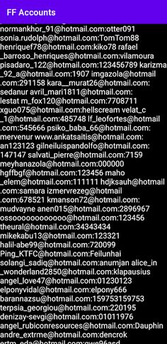 FFF Accounts - Screenshot 1