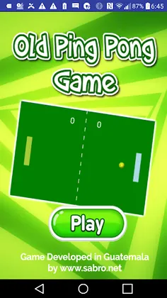 Old Ping Pong Game - Screenshot 1
