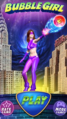 Bubble Girl Superhero - Screenshot 2