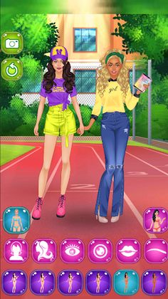 High School BFF Dress up - Screenshot 2
