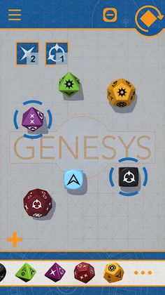Genesys Dice - Screenshot 1