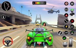 Racing in Highway Car 3D Games - Screenshot 1