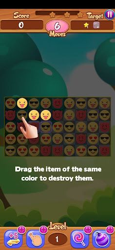 sweet emoji crush - Screenshot 2
