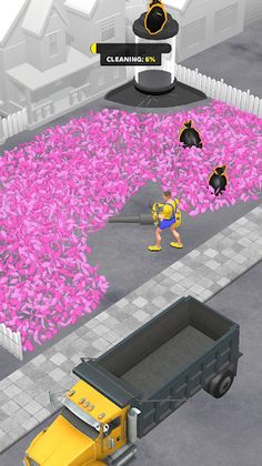 Leaf Blower—City Cleaning Game - Screenshot 1