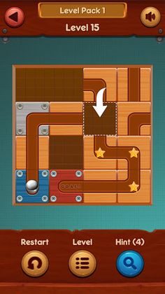 Ball Rolling :  Block Slide Pu - Screenshot 1