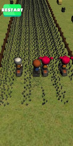 Lawnmower Race - Screenshot 2