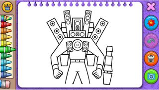 Cameraman Skibydi Draw & Paint - Screenshot 2