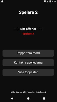 Killer Game (Sverige) - Screenshot 1