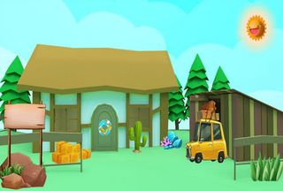 Escape:Tropical Cartoon Island - Screenshot 1