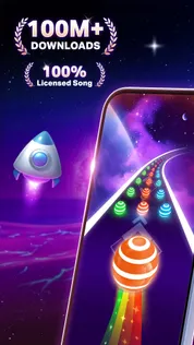Dancing Road Color Balls Match - Screenshot 1
