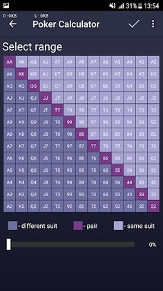 Evenbet Poker Calculator - Screenshot 4