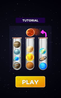 Planet Sort Puzzle Color Game - Screenshot 1