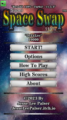 "Super Space Swap 110%™" - Screenshot 2