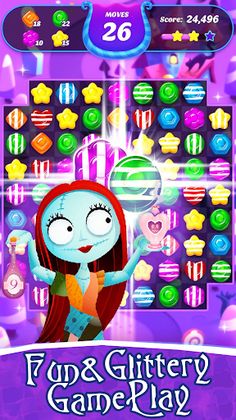 Sally Skellington Sweet Puzzle - Screenshot 4