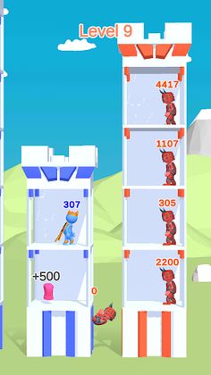 Tower Push King - Merge Game - Screenshot 3