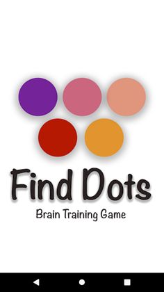 Dots Games - Find Dotes, Brain - Screenshot 1