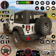 Offroad SUV Jeep Hill Driving - Screenshot 1