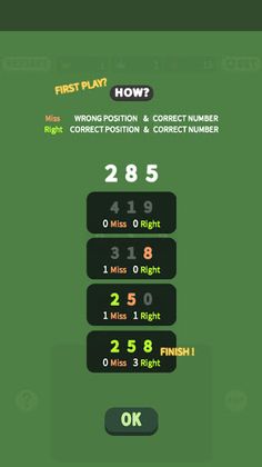 Guess Numbers - Screenshot 2