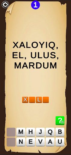 Sinonim so'z o'yin - Screenshot 1