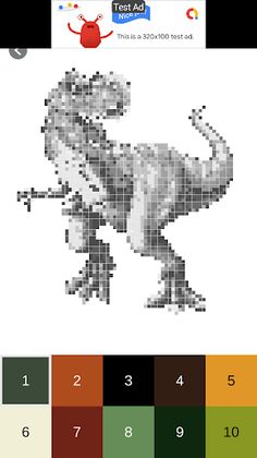 Dinosaur - Pixel Art - Screenshot 4