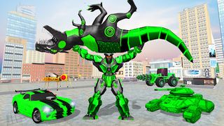 Jet  Robot Car :Robot Bus Game - Screenshot 2