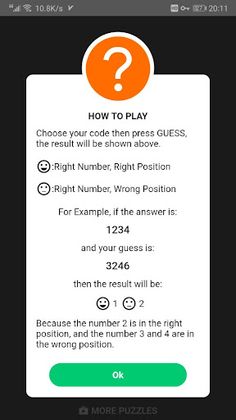 Code Guess Puzzle Game - Screenshot 3