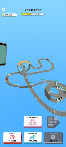 Idle track evolve : race cash - Screenshot 1
